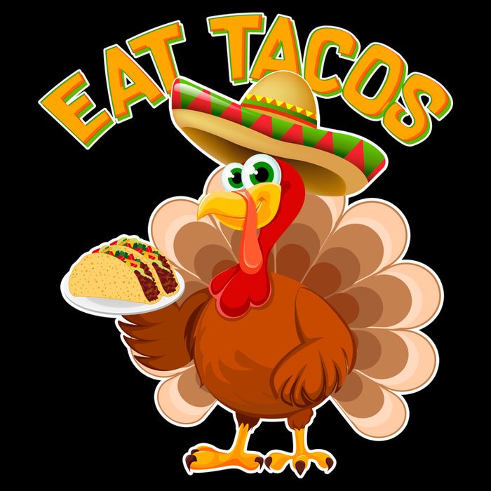 Funny Thanksgiving Eat Tacos T-Shirt