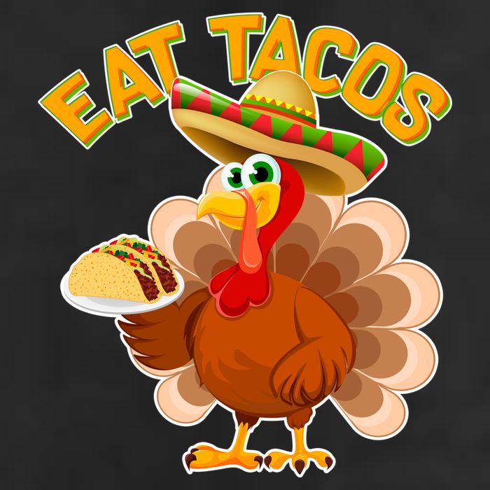 Funny Thanksgiving Eat Tacos 11oz C Handle Ceramic Mug