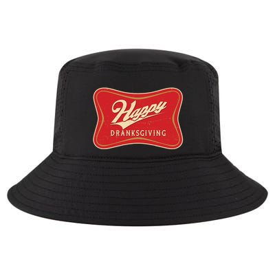 Funny Thanksgiving Happy Dranksgiving Beer Label Cool Comfort Performance Bucket Hat