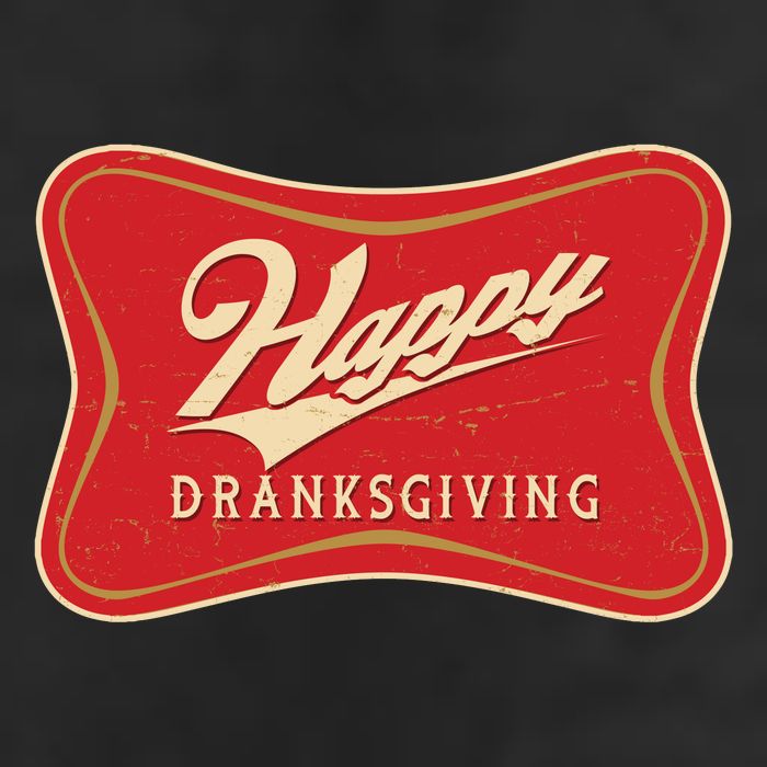 Funny Thanksgiving Happy Dranksgiving Beer Label Cool Comfort Performance Bucket Hat