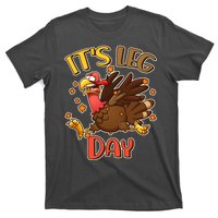 Funny Thanksgiving It's Leg Day T-Shirt