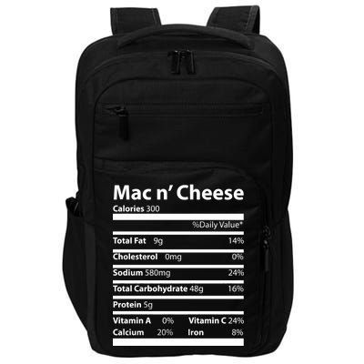 Funny Thanksgiving Mac N Cheese Nutrients Facts Impact Tech Backpack