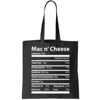 Funny Thanksgiving Mac N Cheese Nutrients Facts Bag