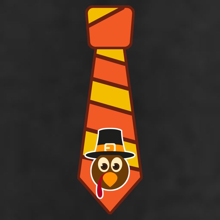 Funny Thanksgiving Tie Turkey Adult Drive Performance Visor