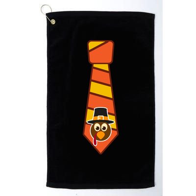 Funny Thanksgiving Tie Turkey Golf Towel