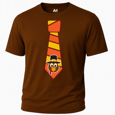Funny Thanksgiving Tie Turkey Performance Shirt