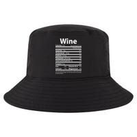 Funny Thanksgiving Wine Nutritional Values Cool Comfort Performance Bucket Hat