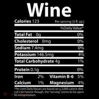 Funny Thanksgiving Wine Nutritional Values Youth Performance Sprint T-Shirt