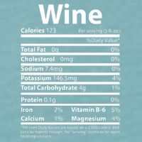 Funny Thanksgiving Wine Nutritional Values Sueded Cloud Jersey T-Shirt
