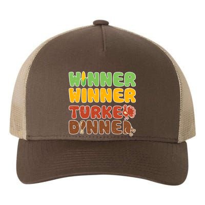 Funny Thanksgiving Winner Winner Turkey Dinner  Yupoong Adult 5-Panel Trucker Hat