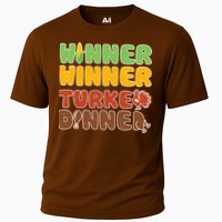 Funny Thanksgiving Winner Winner Turkey Dinner  Cooling Performance Crew T-Shirt