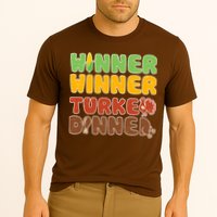 Funny Thanksgiving Winner Winner Turkey Dinner  Cooling Performance Crew T-Shirt