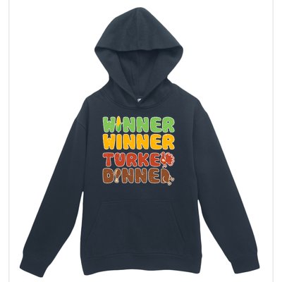 Funny Thanksgiving Winner Winner Turkey Dinner  Urban Pullover Hoodie