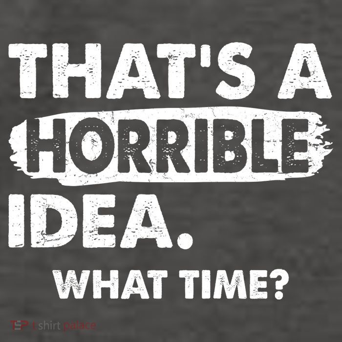 Funny That's A Horrible Idea. What Time? Vector Backpack