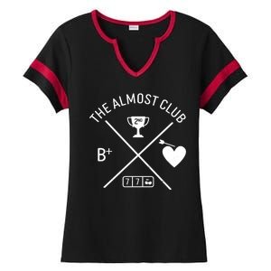 Funny The Almost Club Ladies Halftime Notch Neck Tee