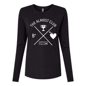 Funny The Almost Club Womens Cotton Relaxed Long Sleeve T-Shirt