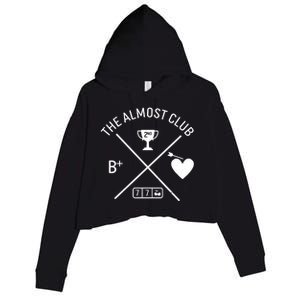 Funny The Almost Club Crop Fleece Hoodie