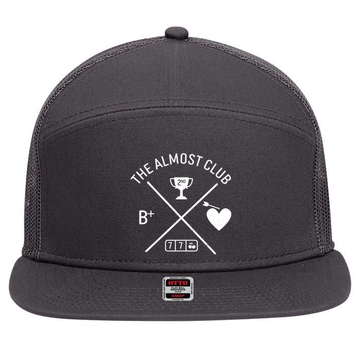 Funny The Almost Club 7 Panel Mesh Trucker Snapback Hat