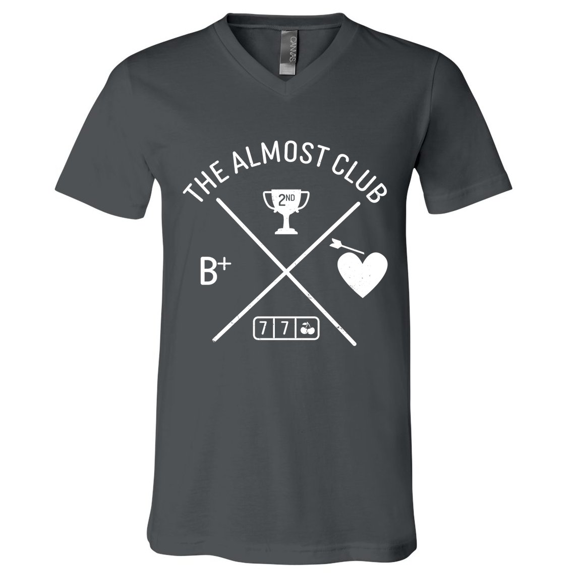 Funny The Almost Club V-Neck T-Shirt