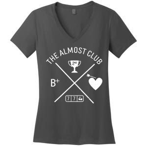 Funny The Almost Club Women's V-Neck T-Shirt