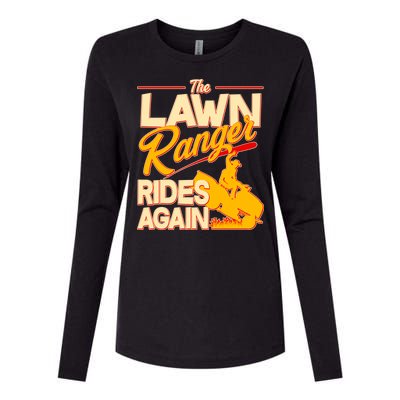 Funny The Lawn Ranger Rides Again Womens Cotton Relaxed Long Sleeve T-Shirt