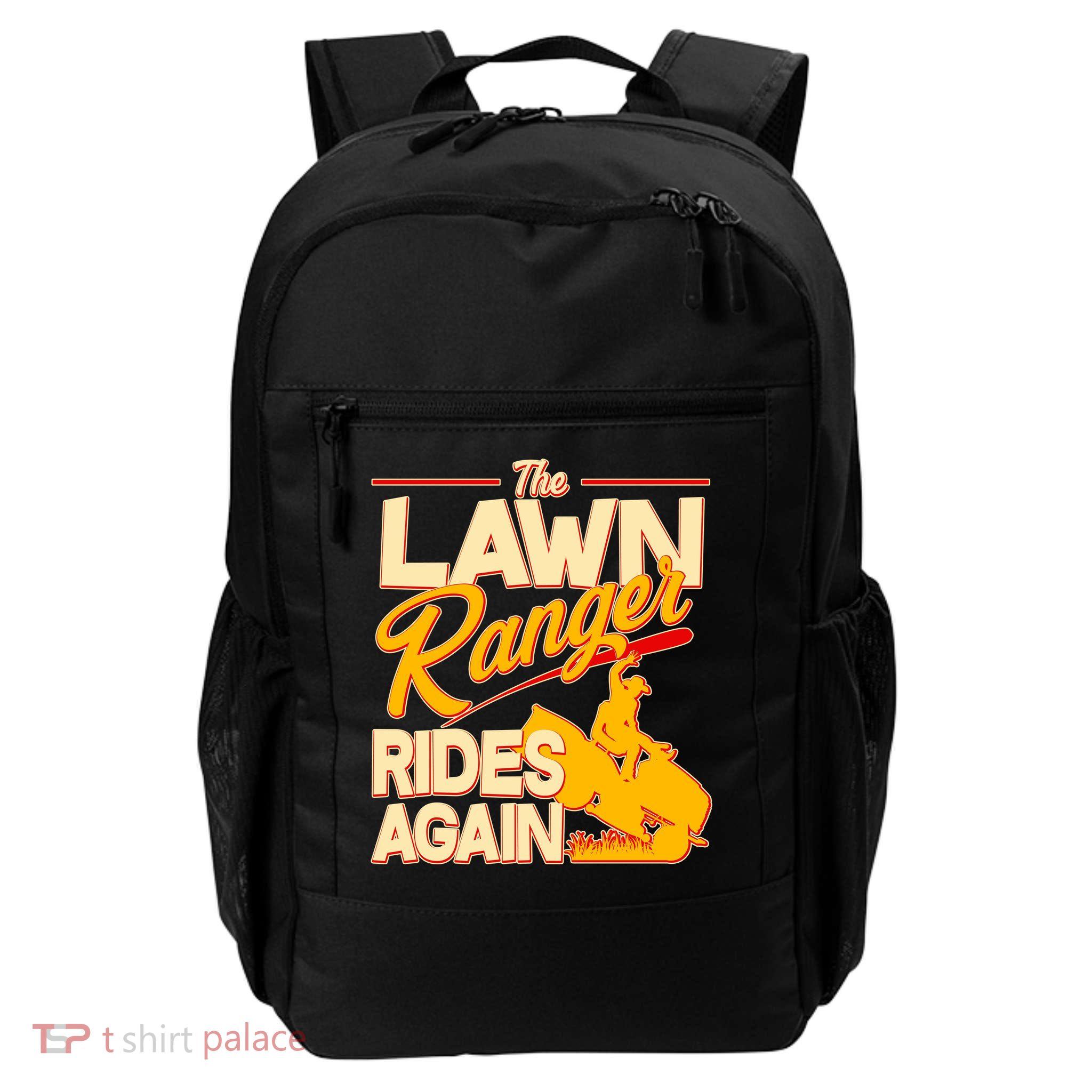 Funny The Lawn Ranger Rides Again Backpack