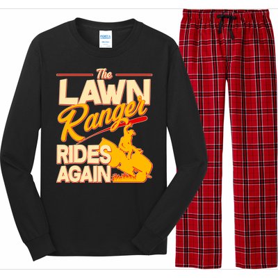 Funny The Lawn Ranger Rides Again Long Sleeve Pajama Set