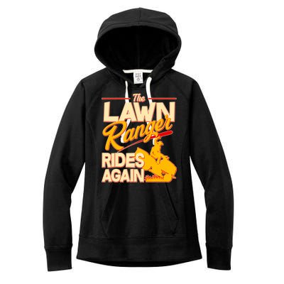 Funny The Lawn Ranger Rides Again Women's Fleece Hoodie