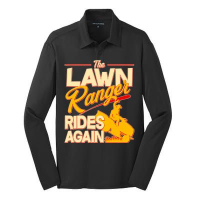 Funny The Lawn Ranger Rides Again Silk Touch Performance Long Sleeve Polo