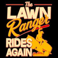 Funny The Lawn Ranger Rides Again 16 in Basic Backpack