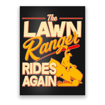 Funny The Lawn Ranger Rides Again Poster