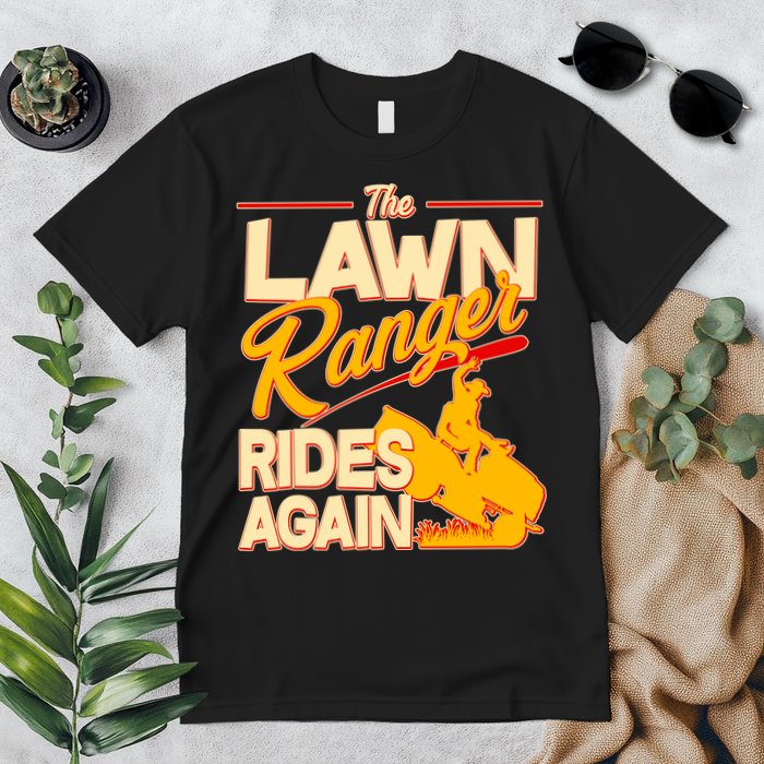 Funny The Lawn Ranger Rides Again Premium T-Shirt