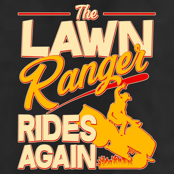 Funny The Lawn Ranger Rides Again Golf Towel