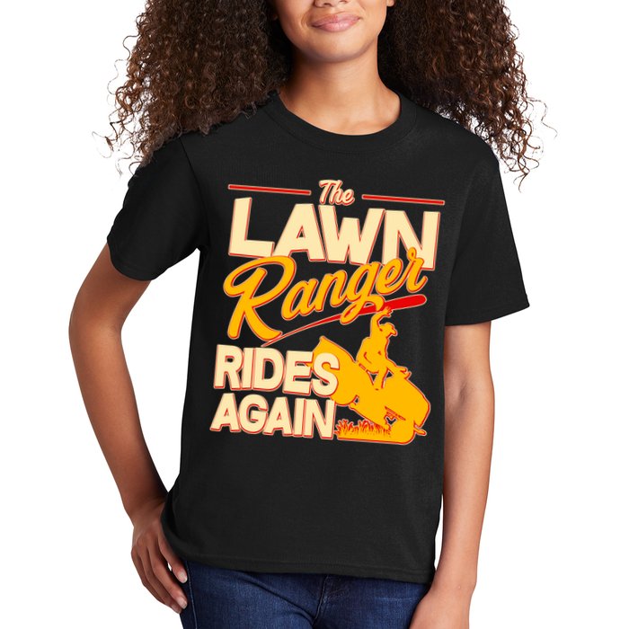 Funny The Lawn Ranger Rides Again Kids T-Shirt