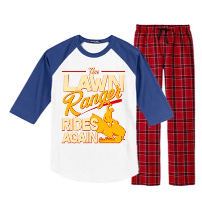 Funny The Lawn Ranger Rides Again Raglan Sleeve Pajama Set