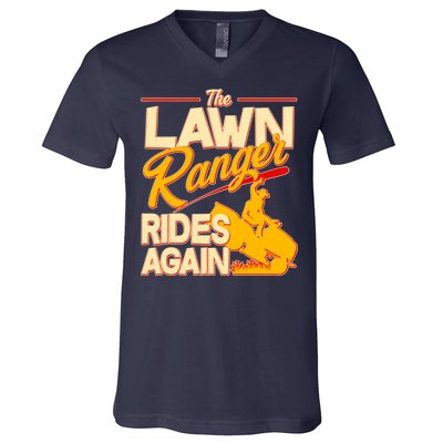 Funny The Lawn Ranger Rides Again V-Neck T-Shirt