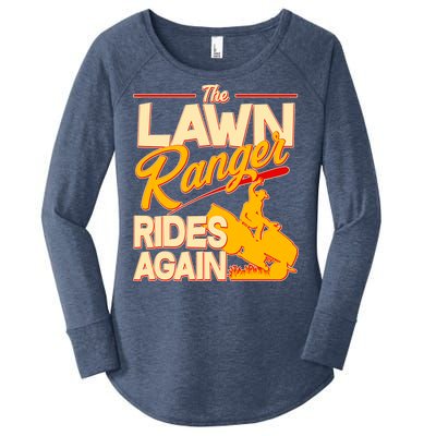 Funny The Lawn Ranger Rides Again Women's Perfect Tri Tunic Long Sleeve Shirt