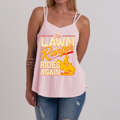 Funny The Lawn Ranger Rides Again Women's Strappy Tank