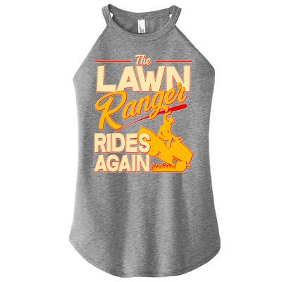 Funny The Lawn Ranger Rides Again Women's Perfect Tri Rocker Tank