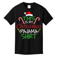 Funny This Is My Christmas Pajama Shirt Kids T-Shirt