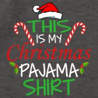 Funny This Is My Christmas Pajama Shirt Vector Backpack