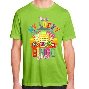 Funny This Is My Lucky Bingo Adult ChromaSoft Performance T-Shirt