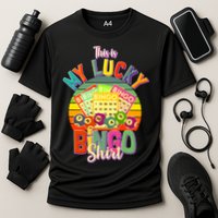 Funny This Is My Lucky Bingo Cooling Performance Crew T-Shirt