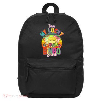 Funny This Is My Lucky Bingo 16 in Basic Backpack