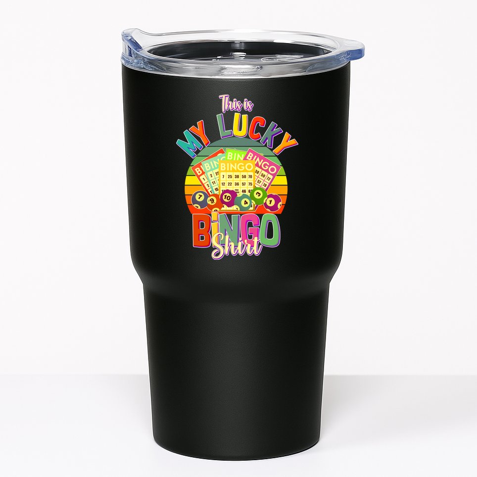 Funny This Is My Lucky Bingo Tumbler