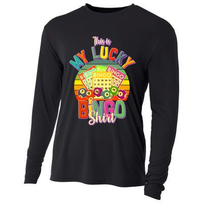 Funny This Is My Lucky Bingo Cooling Performance Long Sleeve Crew