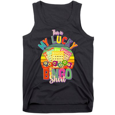 Funny This Is My Lucky Bingo Tank Top