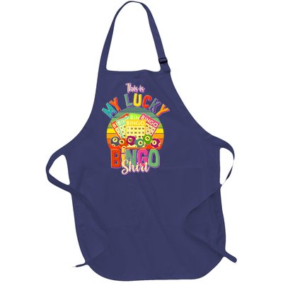 Funny This Is My Lucky Bingo Full-Length Apron With Pockets