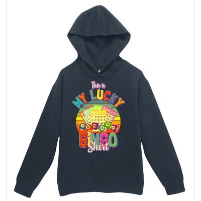 Funny This Is My Lucky Bingo Urban Pullover Hoodie