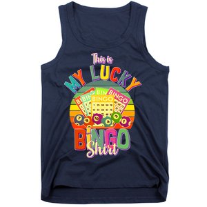 Funny This Is My Lucky Bingo Tank Top